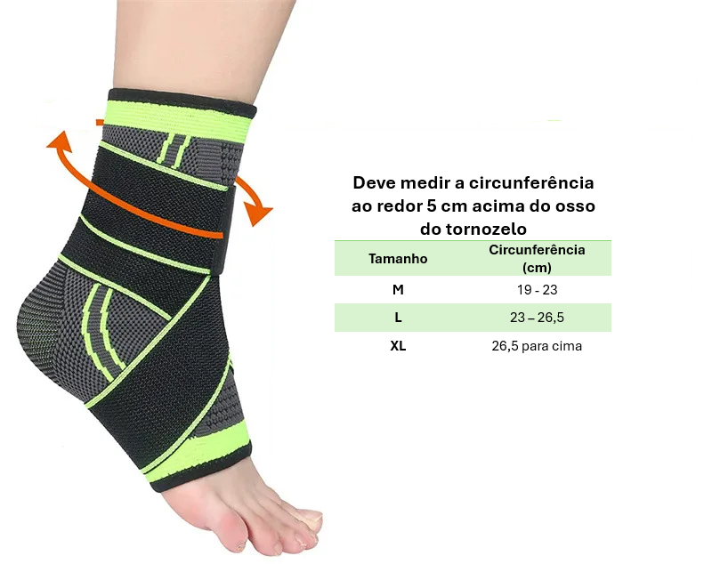 Tornozeleira de Compressão Respirável