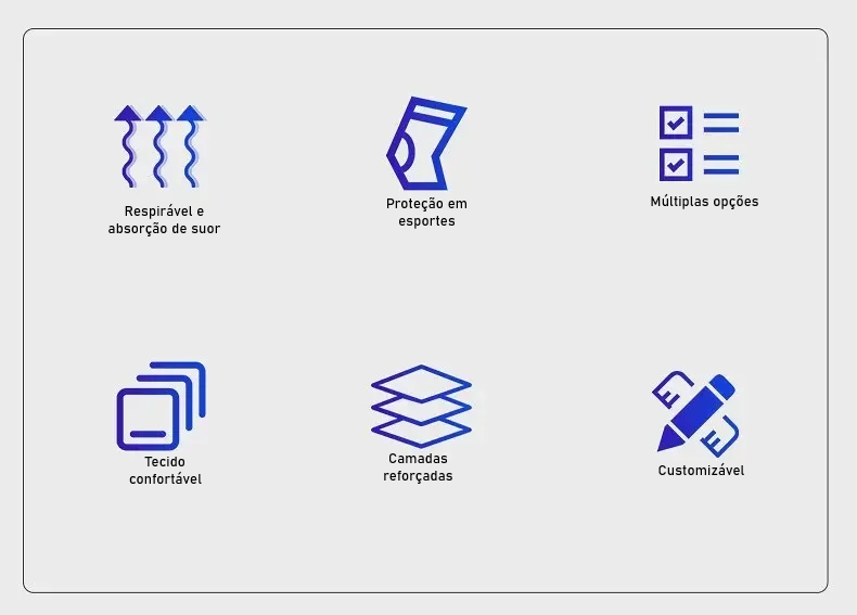 Joelheira Flexível de Suporte Respirável