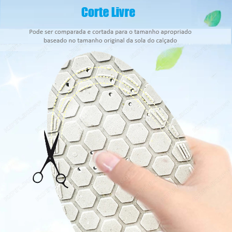 Palmilhas Ortopédicas Magnéticas com Acupressão