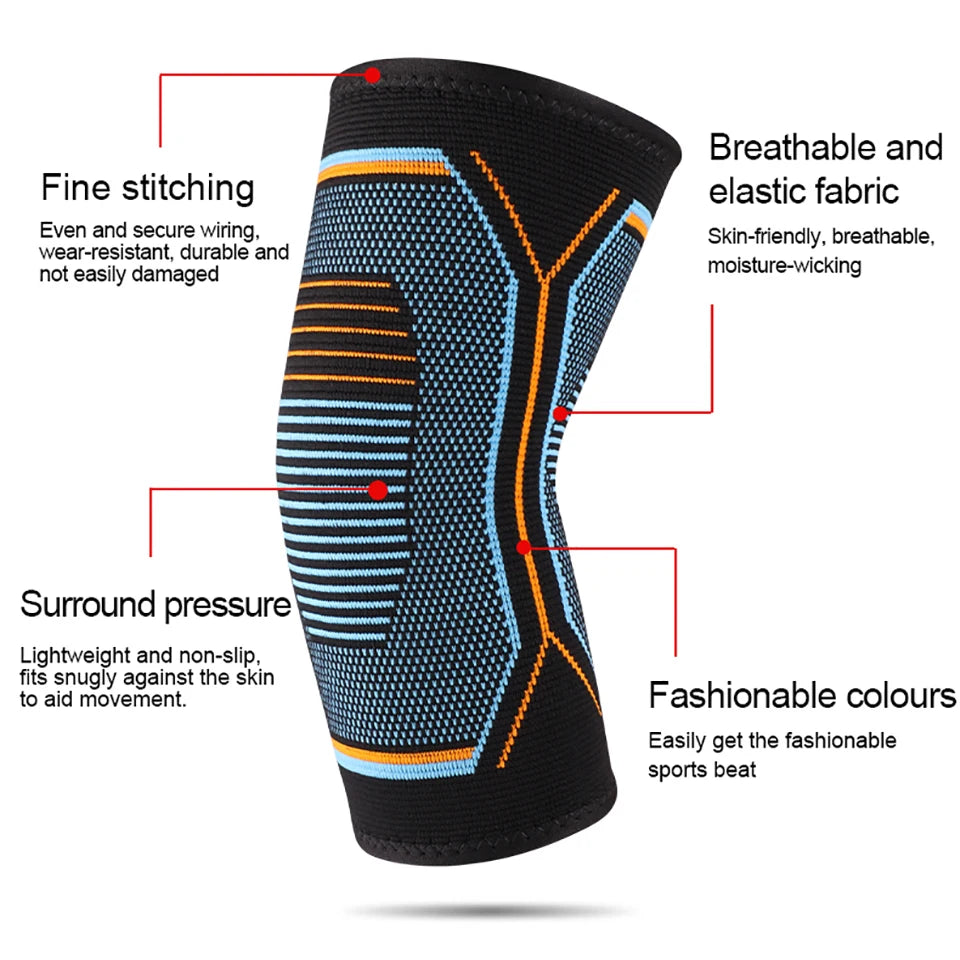 1Pcs Sports Knit Elbow Brace for Weightlifting Compression Support Reduce Tennis Golfers Elbow and Golfers Elbow Pain Relief