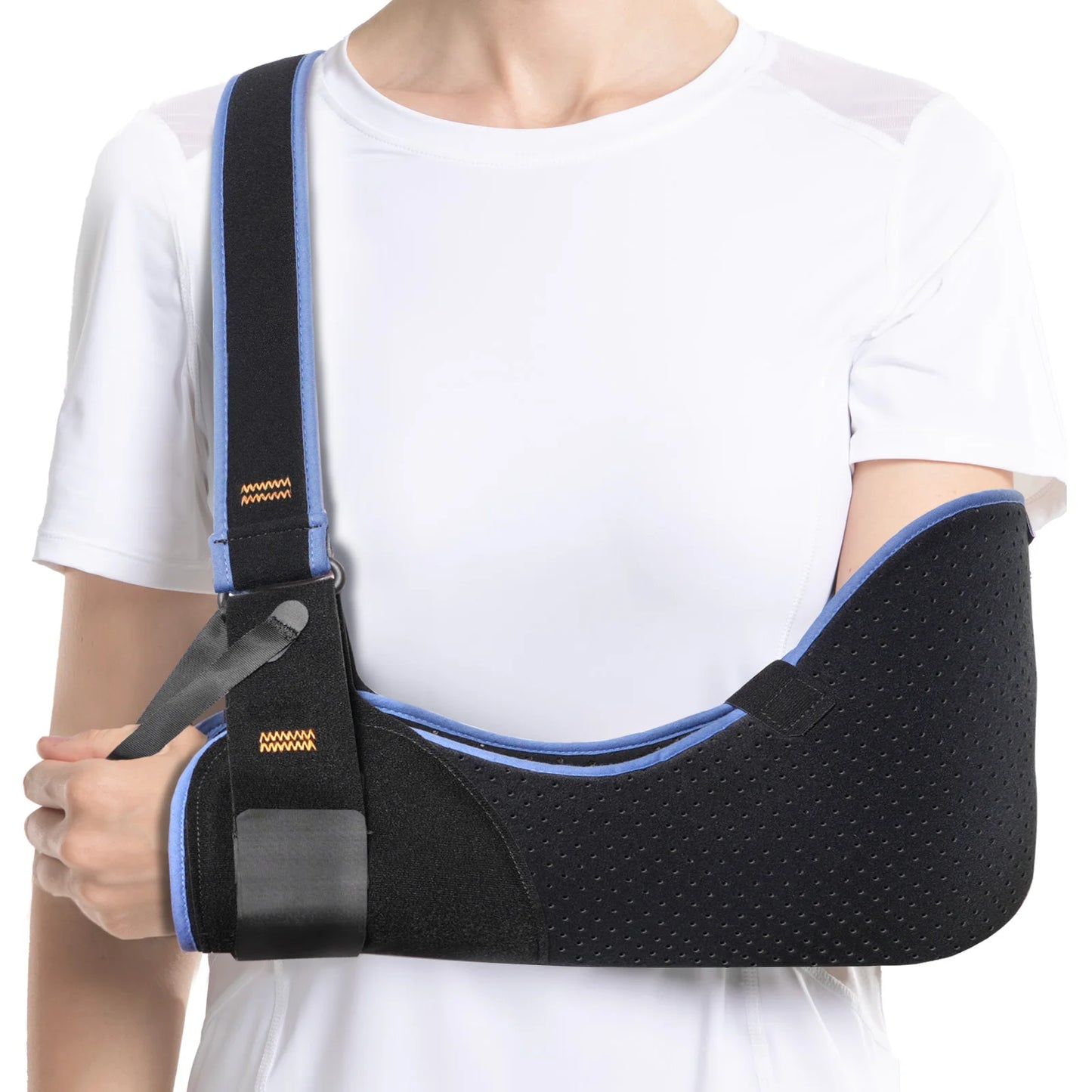 VELPEAU Arm Sling for Elbow Injury, Dislocation, Broken, Rotator Cuff, Medical Shoulde Immobilizer Fits Left and Right Arms