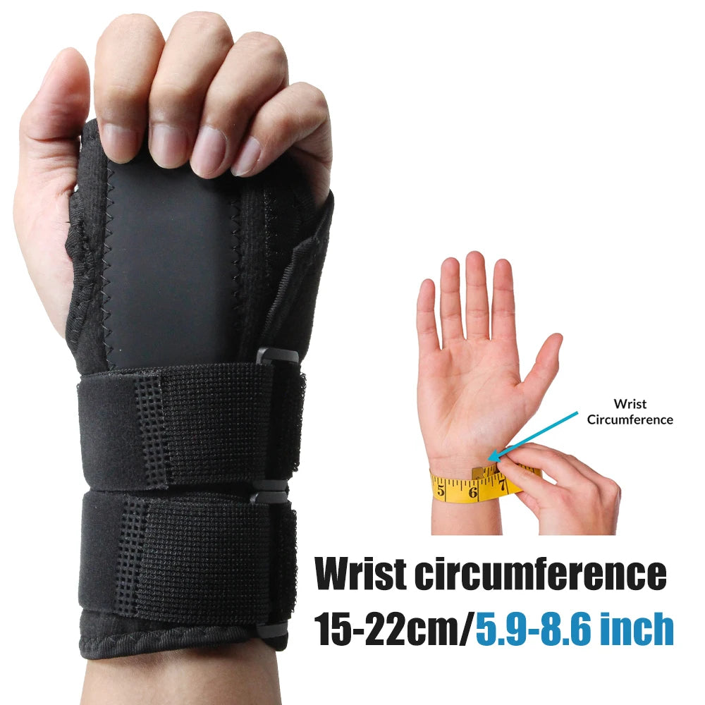 1pcs  Adjustable Wrist Brace Carpal Tunnel Support Metal Splint Stabilizer for Women And Men Wrist Brace