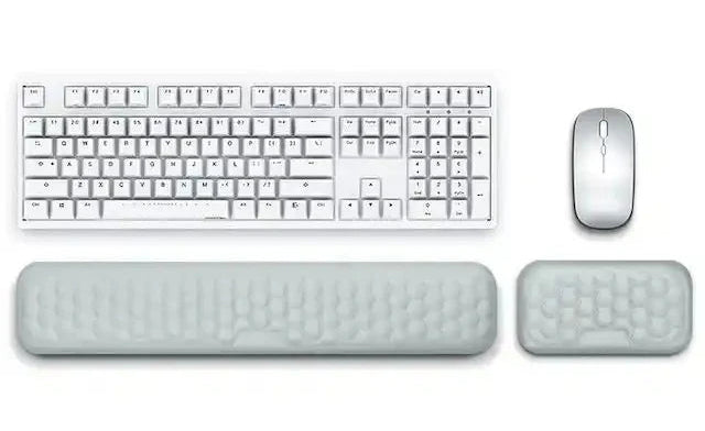 Apoio de Pulso Ergonómico para Teclado e Rato