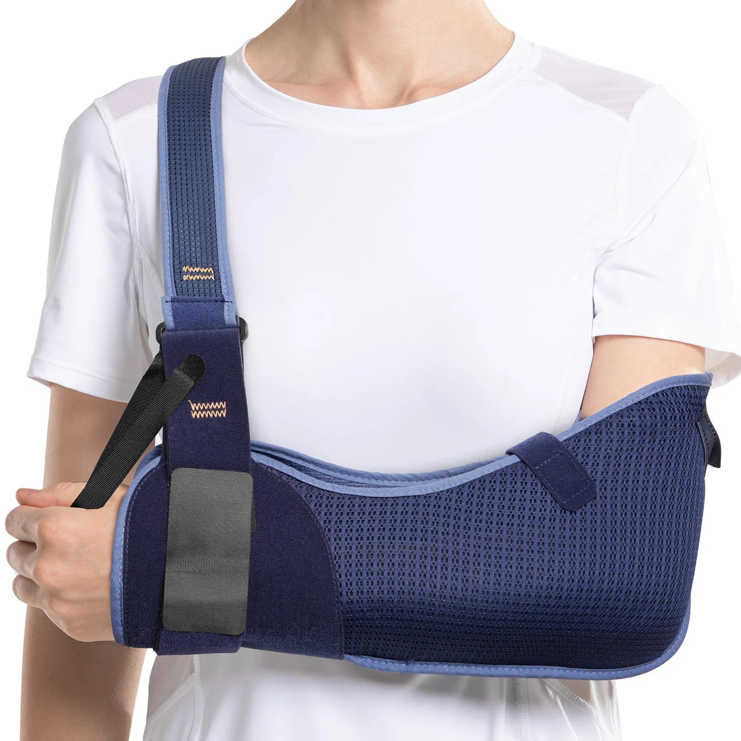 VELPEAU Arm Sling for Elbow Injury, Dislocation, Broken, Rotator Cuff, Medical Shoulde Immobilizer Fits Left and Right Arms