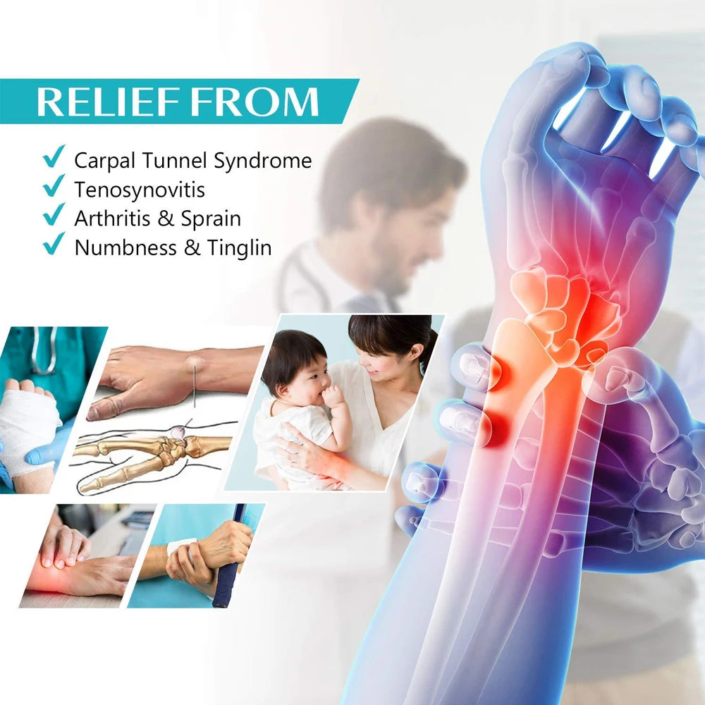 1pcs  Adjustable Wrist Brace Carpal Tunnel Support Metal Splint Stabilizer for Women And Men Wrist Brace