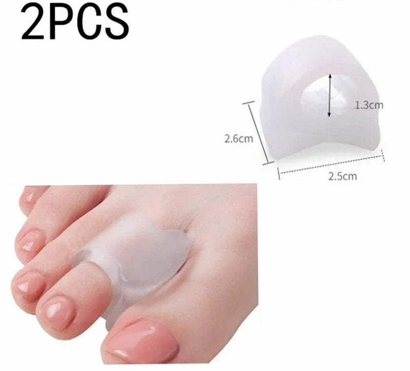 Corretor e Separador de Dedos em Silicone (Par)