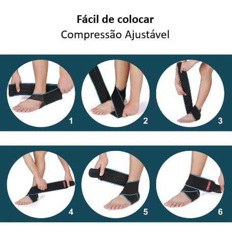 Tornozeleira Flexível de Compressão