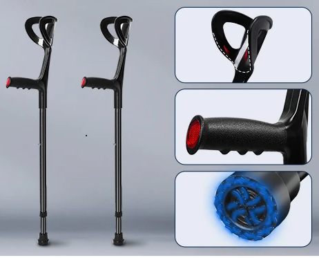 Canadianas Ortopédicas Dobráveis em Alumínio